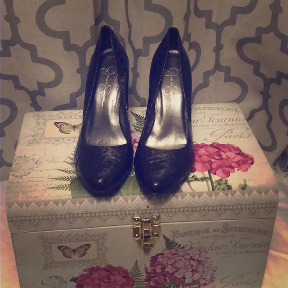 Jessica Simpson | Shoes | Jessica Simpson Dark Brown Heels | Poshmark